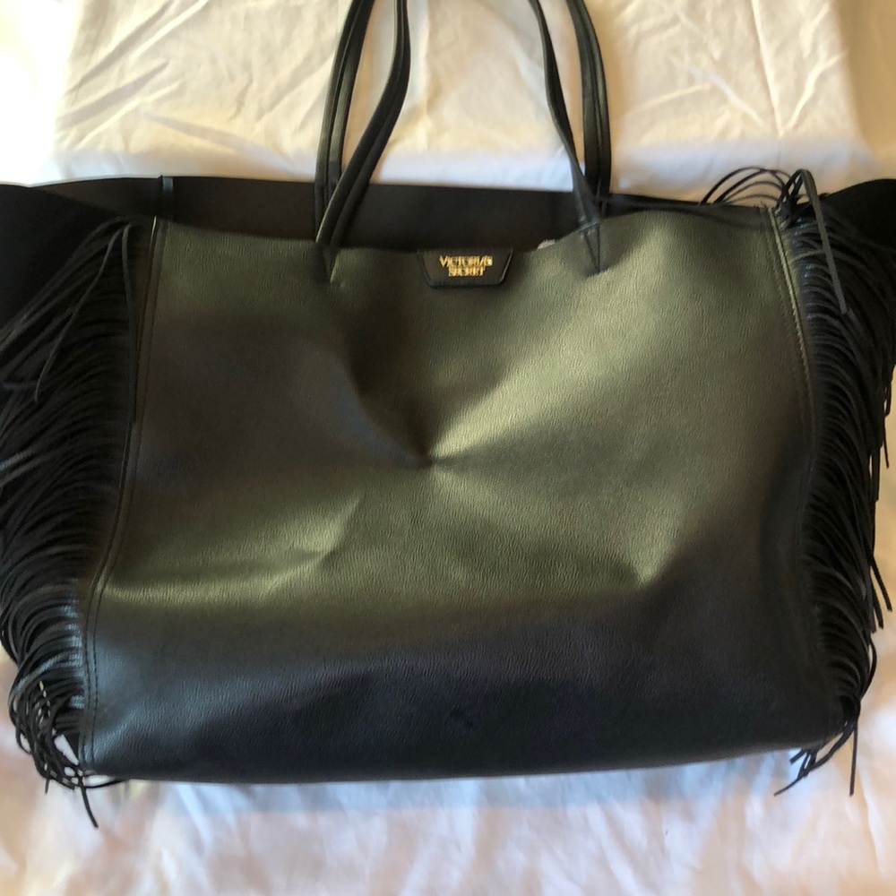 Victoria’s Secret fringed tote bag